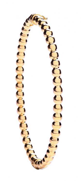 9ct Gold Fancy Ball Bangle