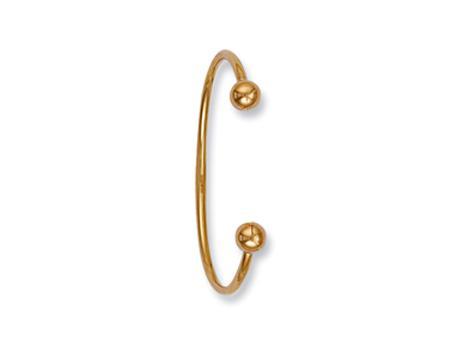 9ct Gold Baby Torque Bangle