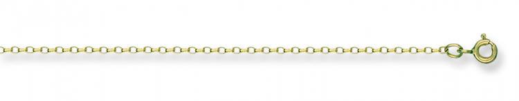 9ct Gold Diamond Cut Belcher Chain.
