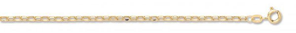 9ct Gold Diamond Cut Belcher Chain