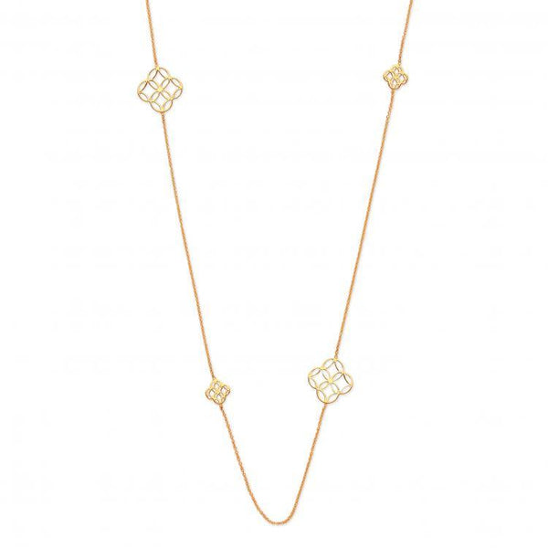 9ct Gold Clover leaf Necklace