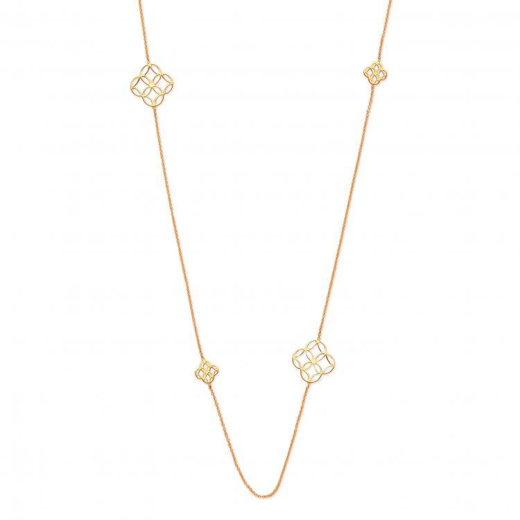 9ct Gold Clover leaf Necklace