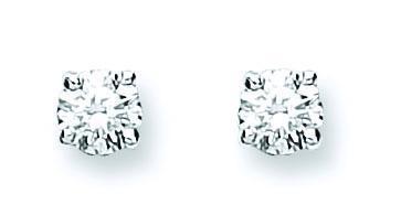 18ct Gold 0.25ct Claw Set Diamond Stud Earrings
