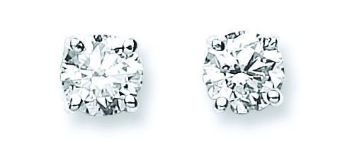 18ct Gold 1.00ct Claw Set Diamond Stud Earrings