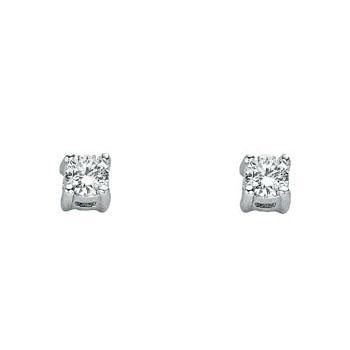 9ct Gold 0.20ct Claw Set Diamond Stud Earrings