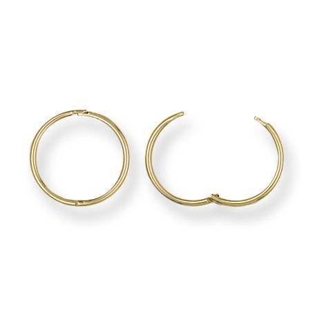 9ct Gold Hinged Sleepers Earrings
