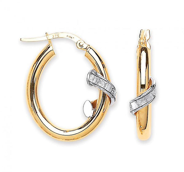 9ct Gold Moon Dust Earrings