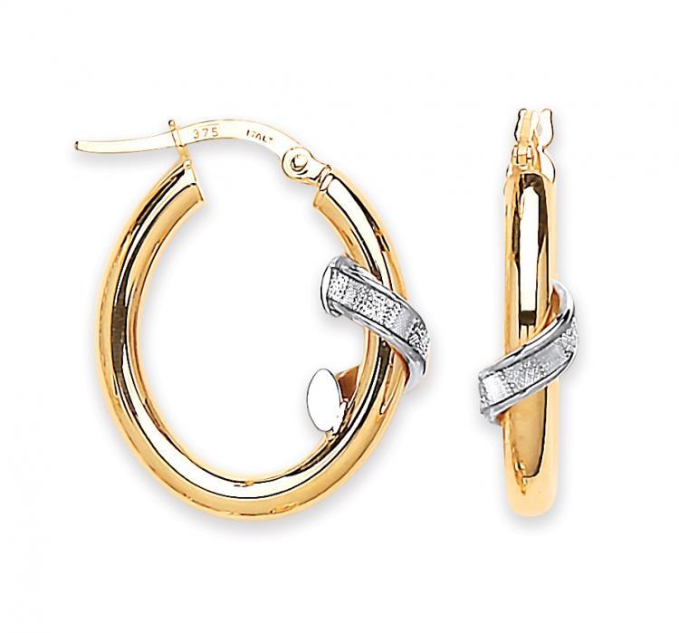 9ct Gold Moon Dust Earrings