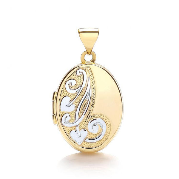 9ct Gold Oval Shape Locket
