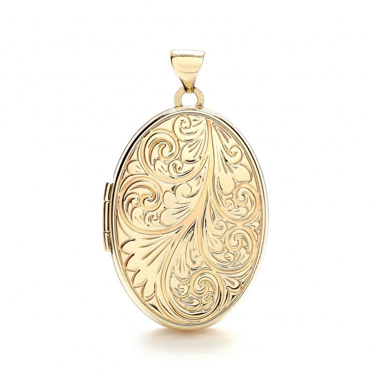 9ct Gold Fancy Pattern Locket