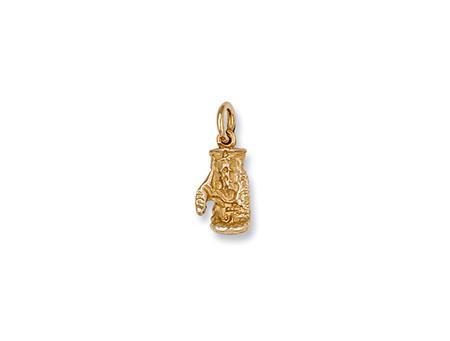 9ct Gold Solid Boxing Glove Pendant