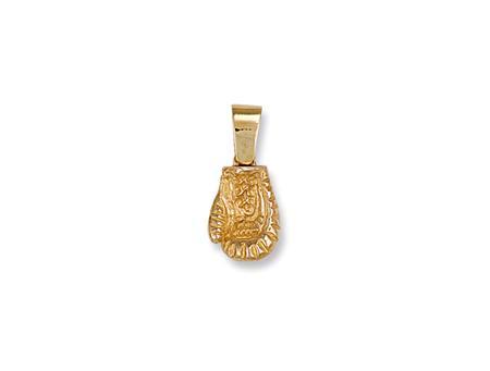 9ct Gold Solid Boxing Glove Pendant