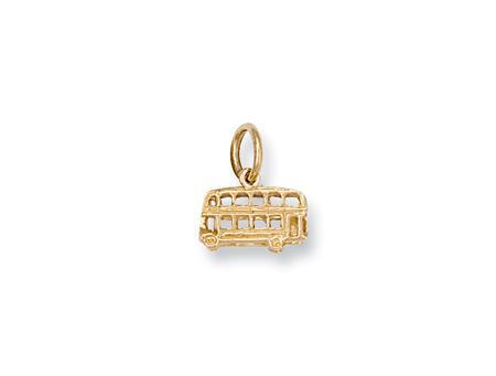 9ct Gold Bus Pendant
