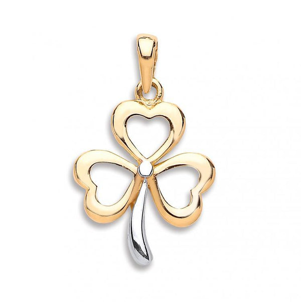 9ct Gold Three Leaf Clover