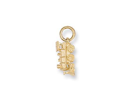 9ct Gold Train Pendant