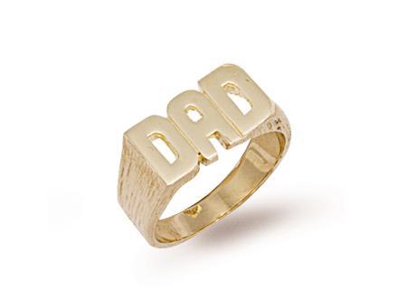9ct Gold Dad Ring