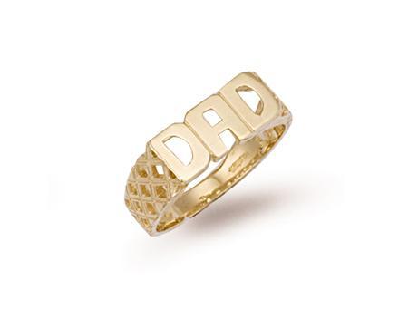 9ct Gold Dad Ring