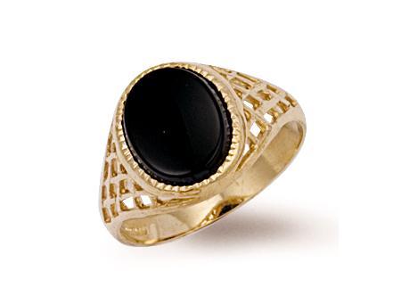 9ct Gold Onyx Ring
