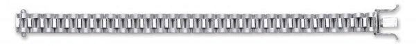 Real Silver Rolex Style Kink Kids Solid Bracelet 6"