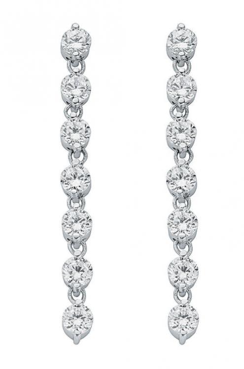 Real Silver Fancy Cubic Zirconia Drops