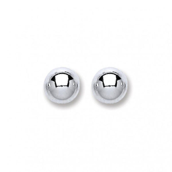 Real Silver 6mm Ball Studs