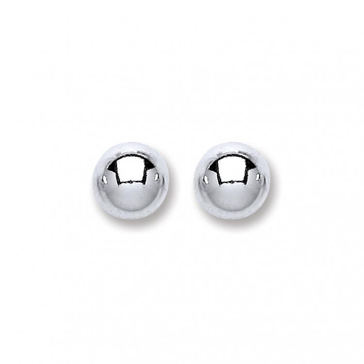 Real Silver 6mm Ball Studs