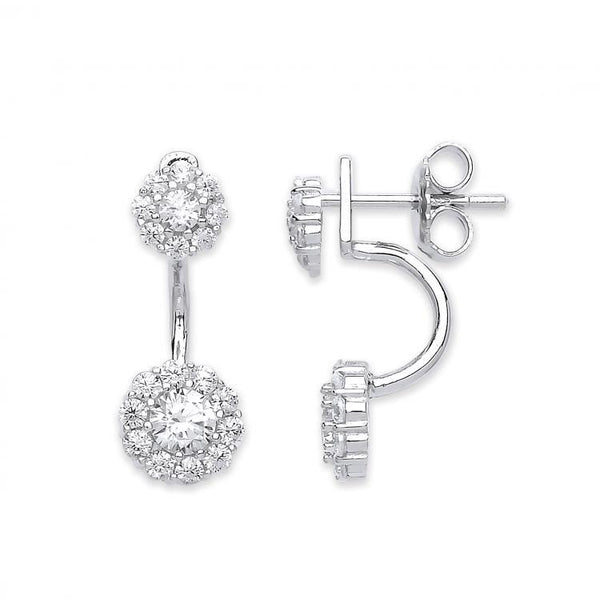 Real Silver Cuff Wrap CZ Suds