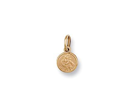 9ct Gold Solid St Christopher