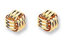 9ct Gold Knot Studs