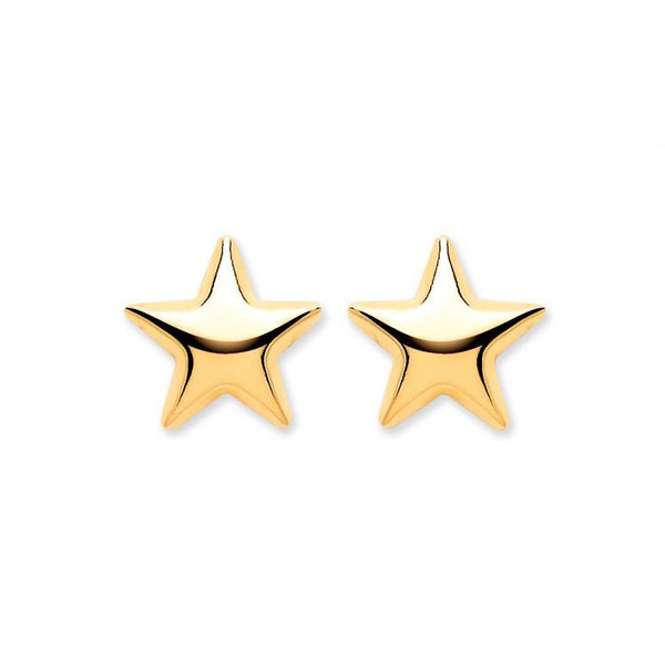 9ct Gold Star Stud