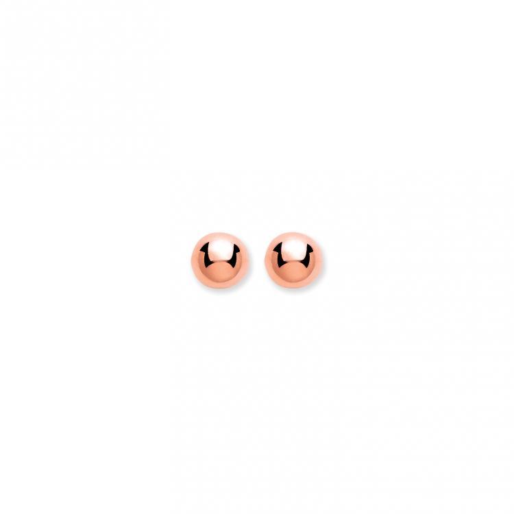 9ct Rose Gold Ball studs