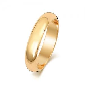 9ct Gold Wedding Rings D Shape 4mm