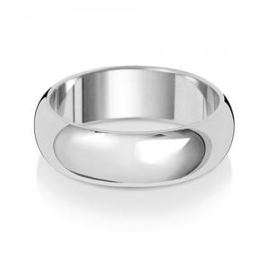 Palladium Wedding Band Rings 6mm
