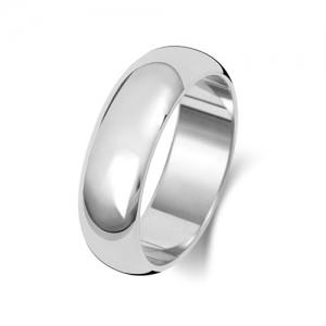 Palladium Wedding Band Rings 6mm
