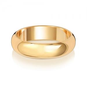 18ct Gold Wedding Band Ring 5mm
